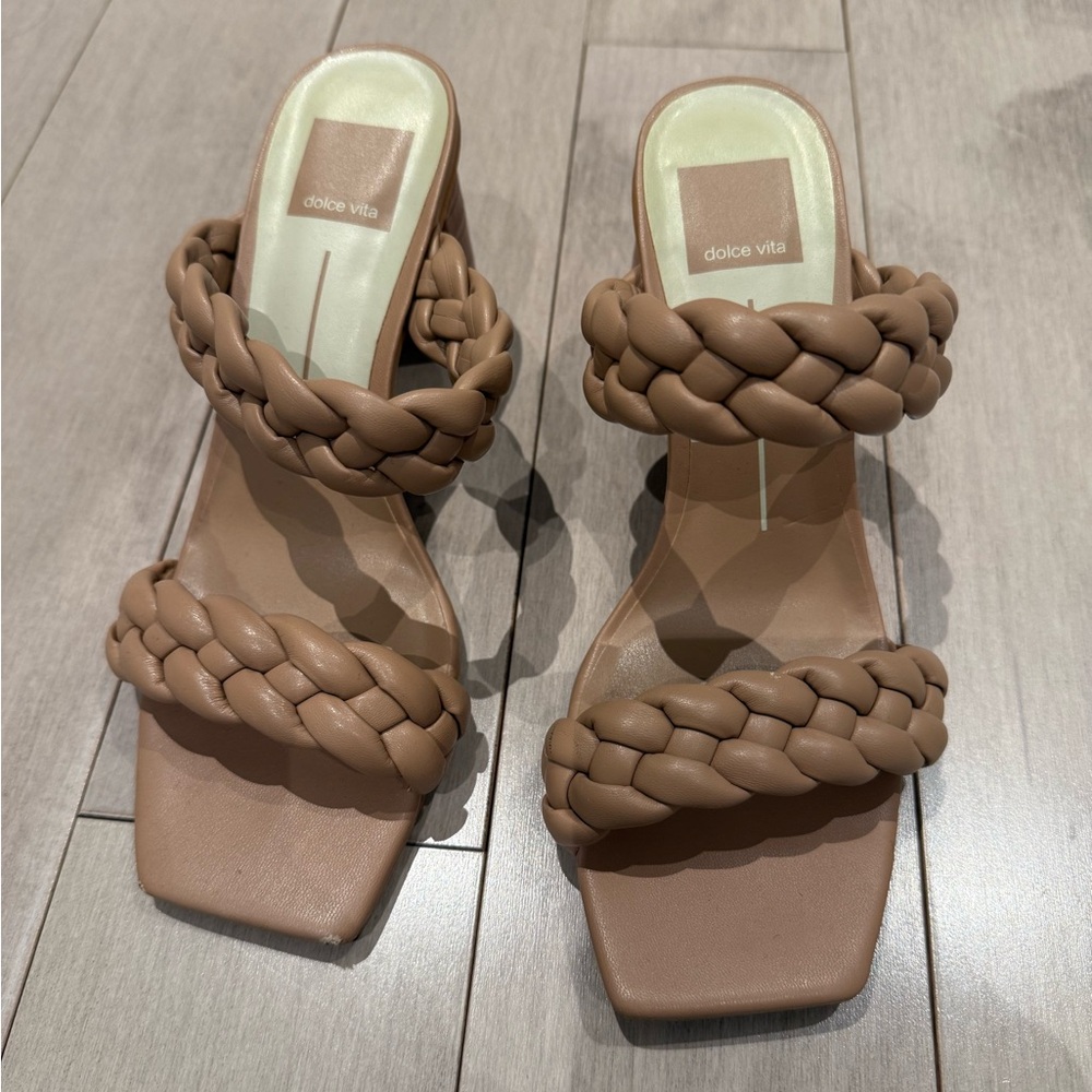 Dolce Vita Women's Braided Brown Mules